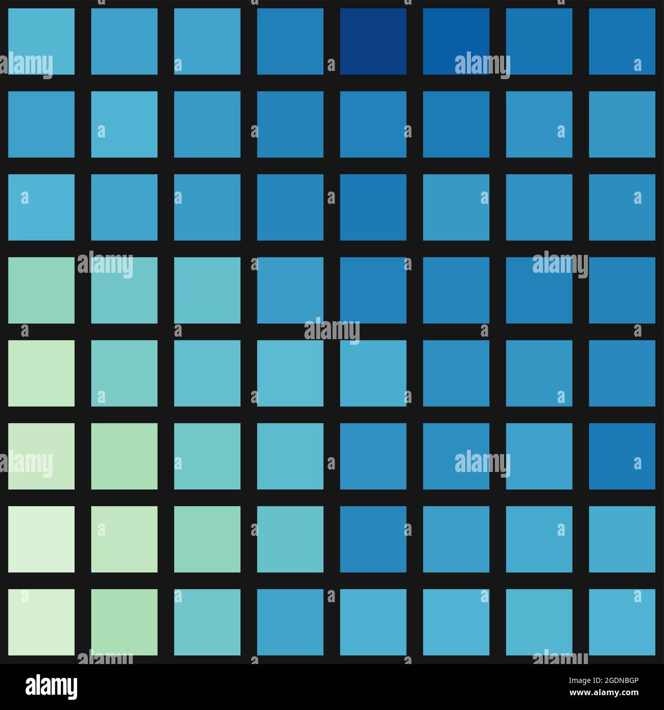 Abstrakte geometrische Farbpixel generative Kunstdarstellung Stock Vektor