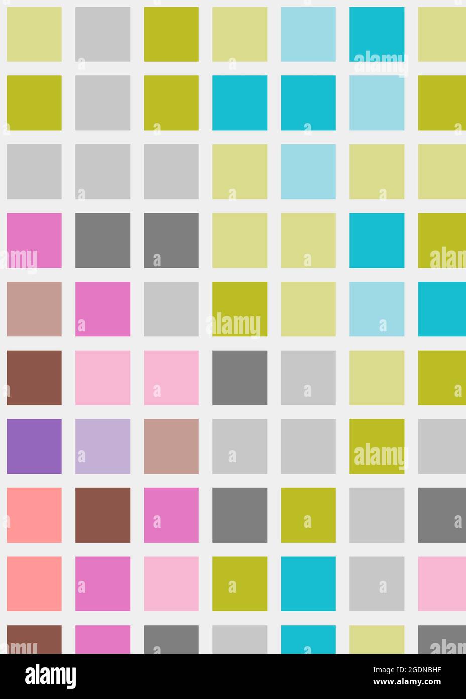 Abstrakte geometrische Farbpixel generative Kunstdarstellung Stock Vektor