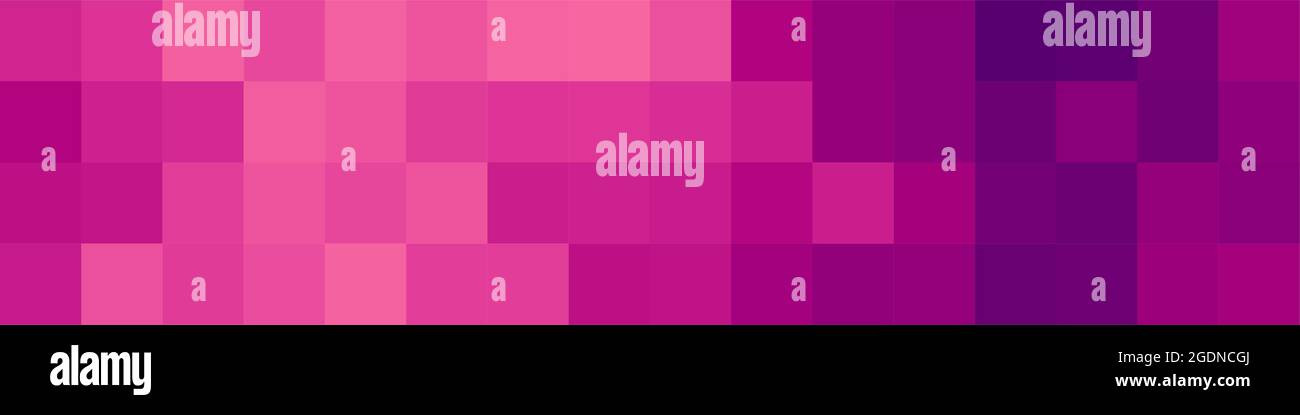 Abstrakte geometrische Farbpixel generative Kunstdarstellung Stock Vektor