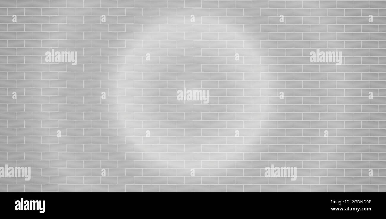 Abstrakt Hintergrund grau Farbe Backstein Wand Textur Tapete Gebäude Innenraum Muster nahtlose Vektor Illustration Stock Vektor
