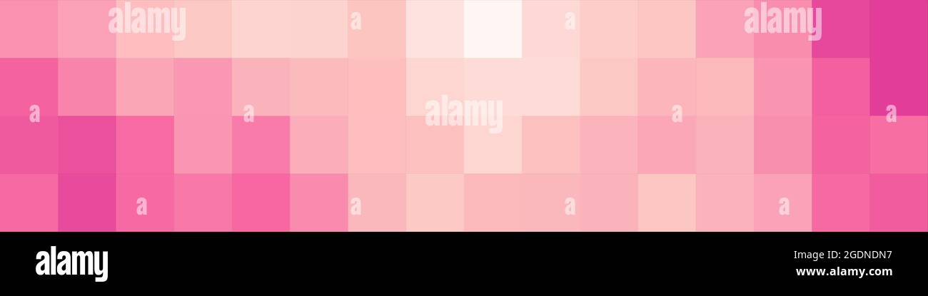 Abstrakte geometrische Farbpixel generative Kunstdarstellung Stock Vektor