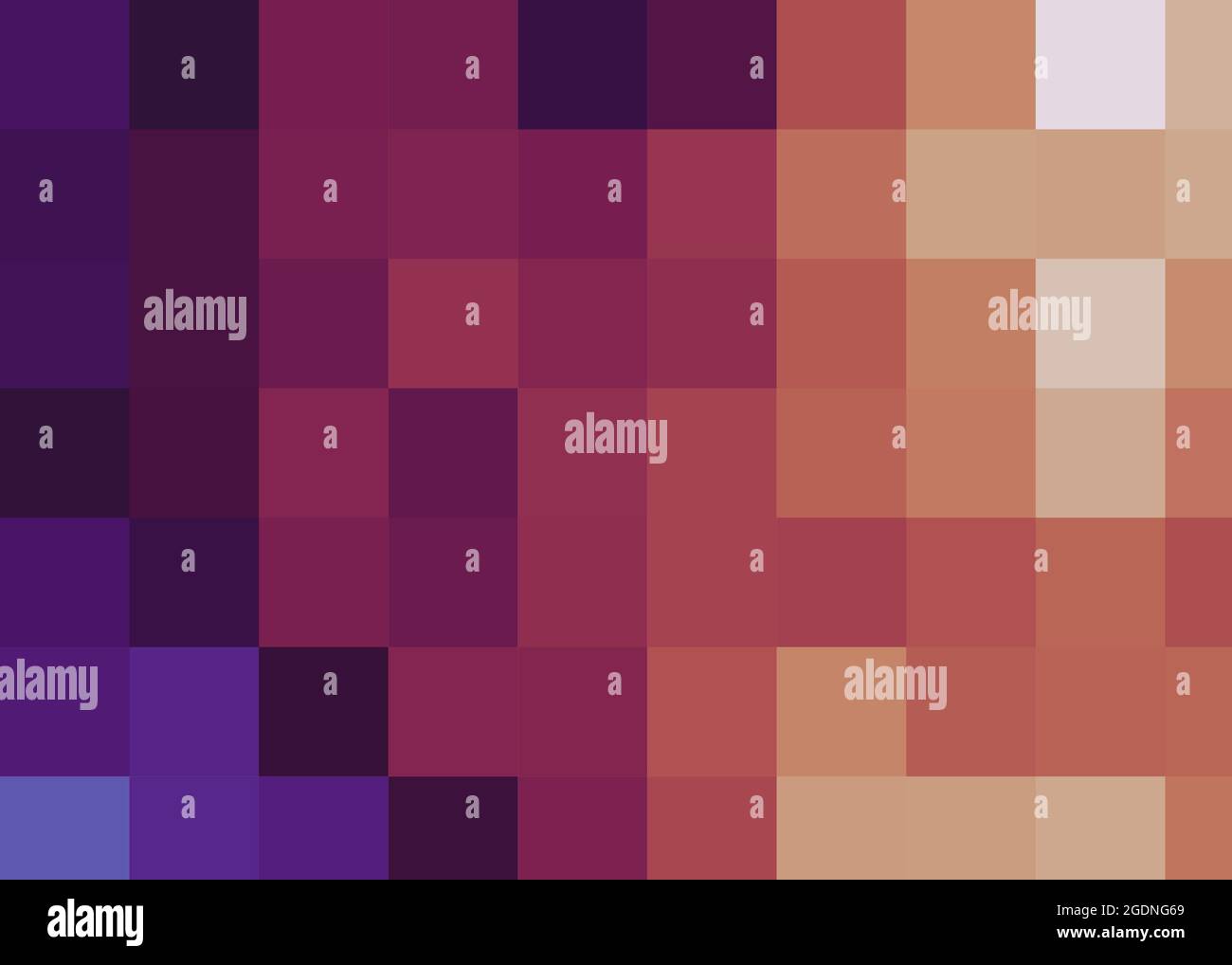 Abstrakte geometrische Farbpixel generative Kunstdarstellung Stock Vektor