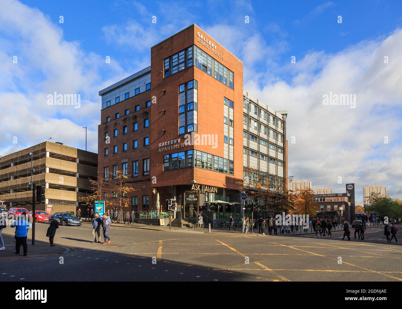 Student Gallery Apartments im Stadtzentrum von Glasgow Stockfoto