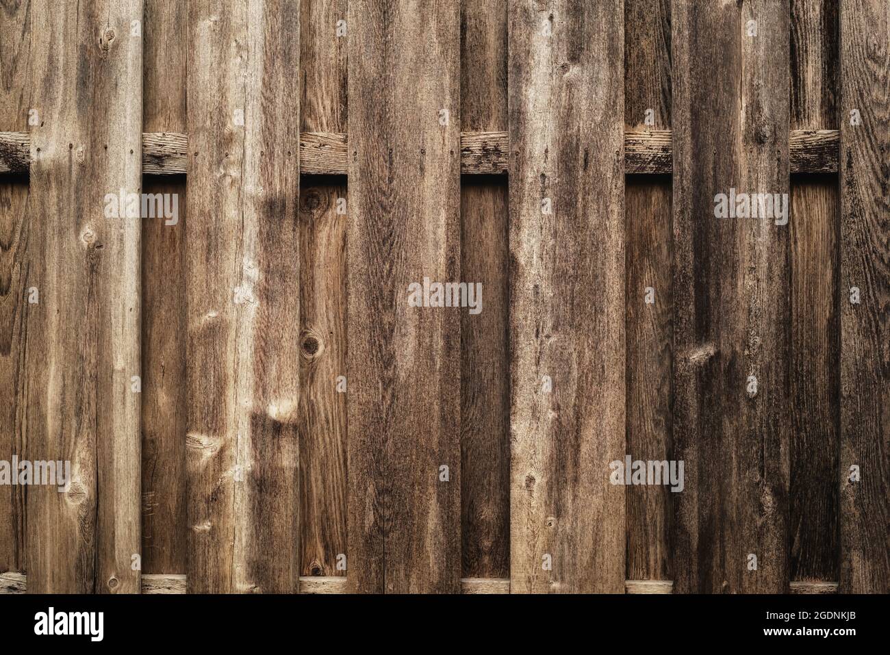 Plank Fechten Stockfoto