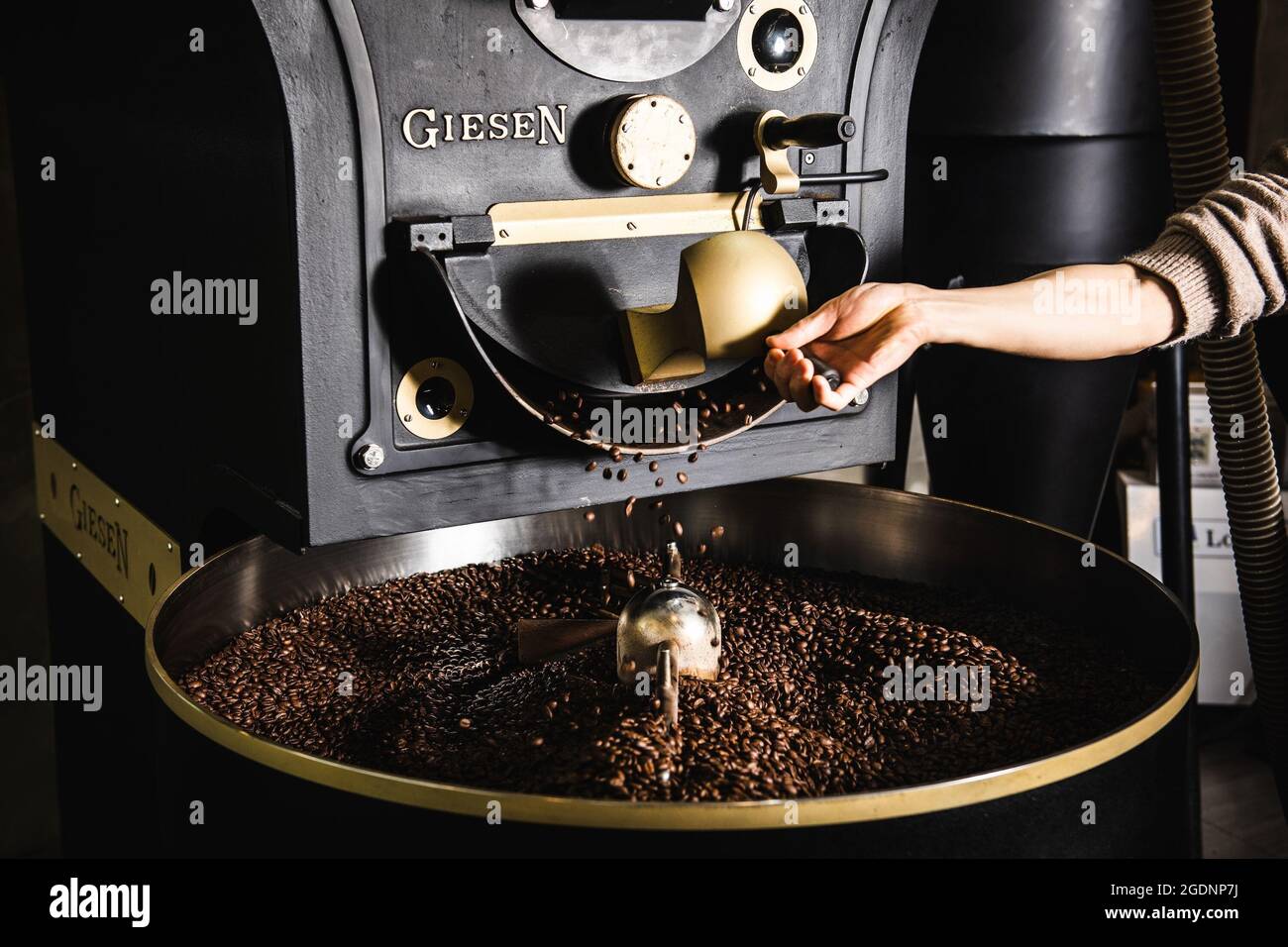 Kaffeemühle Stockfoto