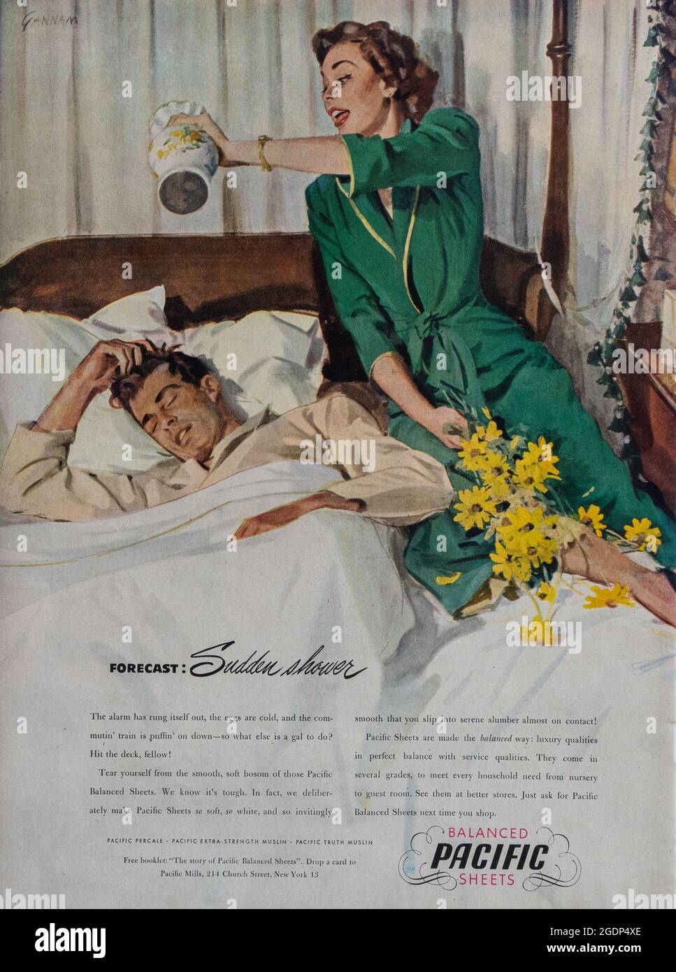 Vintage Life Magazine Anzeige, Ausgabe 5 Januar 1948, Vereinigte Staaten von Amerika Stockfoto