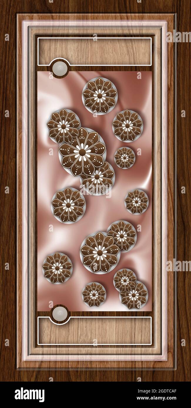 3D Tür Design Hintergrund, Laminat Holz Hochwertige Rendering dekorative Wandbild Tapete Illustration, 3D Carving Innenarchitektur. Stockfoto 3D Tür Design Hintergrund, Laminat Holz Hochwertige Rendering dekorative Wandbild Tapete Illustration, 3D Carving Innenarchitektur. Stockfoto
