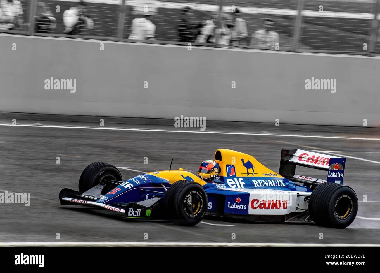 Super Shape Enited und ENHANCED F1 Images Williams F1 Cars FW14B FW40 Hybrid Stockfoto