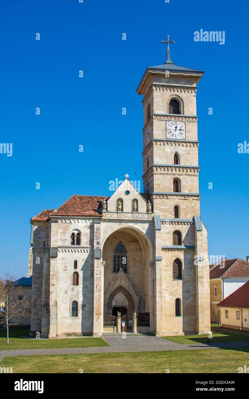 Alba Iulia Stadt in Siebenbürgen, Rumänien, katholische Kathedrale St. Michael Stockfoto