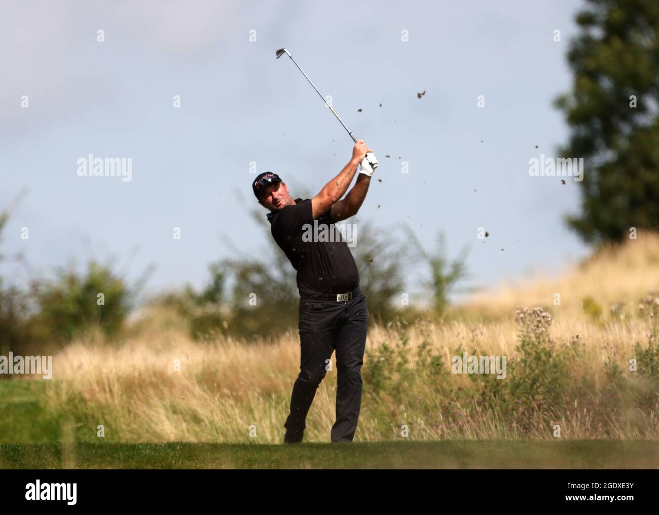 Ryan Fox während des vierten Tages des Cazoo Classic im London Golf Club in Ash, Kent. Bilddatum: Sonntag, 15. August 2021. Stockfoto