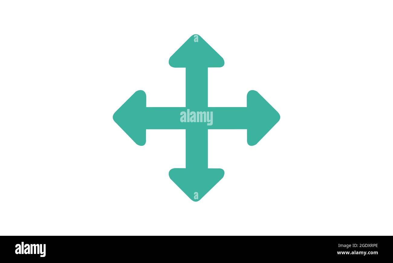 Bewegen Symbolvektor isoliert auf weißem Hintergrund, Logo Konzept der Bewegung Zeichen auf transparentem Hintergrund Stock Vektor