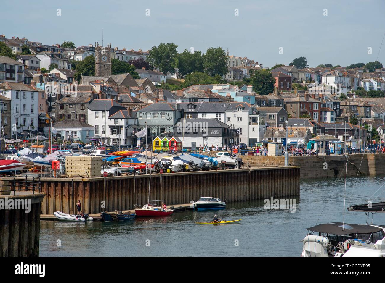 Falmouth, Cornwall, England, Großbritannien. 2021. Stockfoto