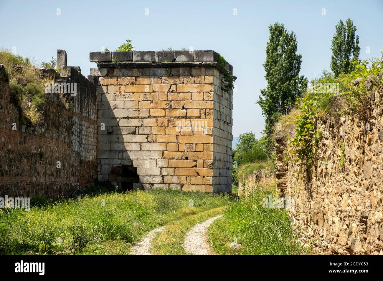 İznik ist eine so historische und alte Stadt, dass man es als ein Freilichtmuseum bezeichnen kann. Besuchsdatum 01. Juli 2021 Stockfoto