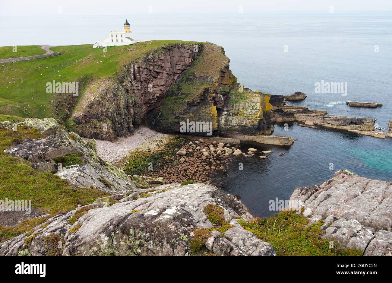 Stoer Head Lighthouse in Lairg North West Highlands of Scotland Stockfoto