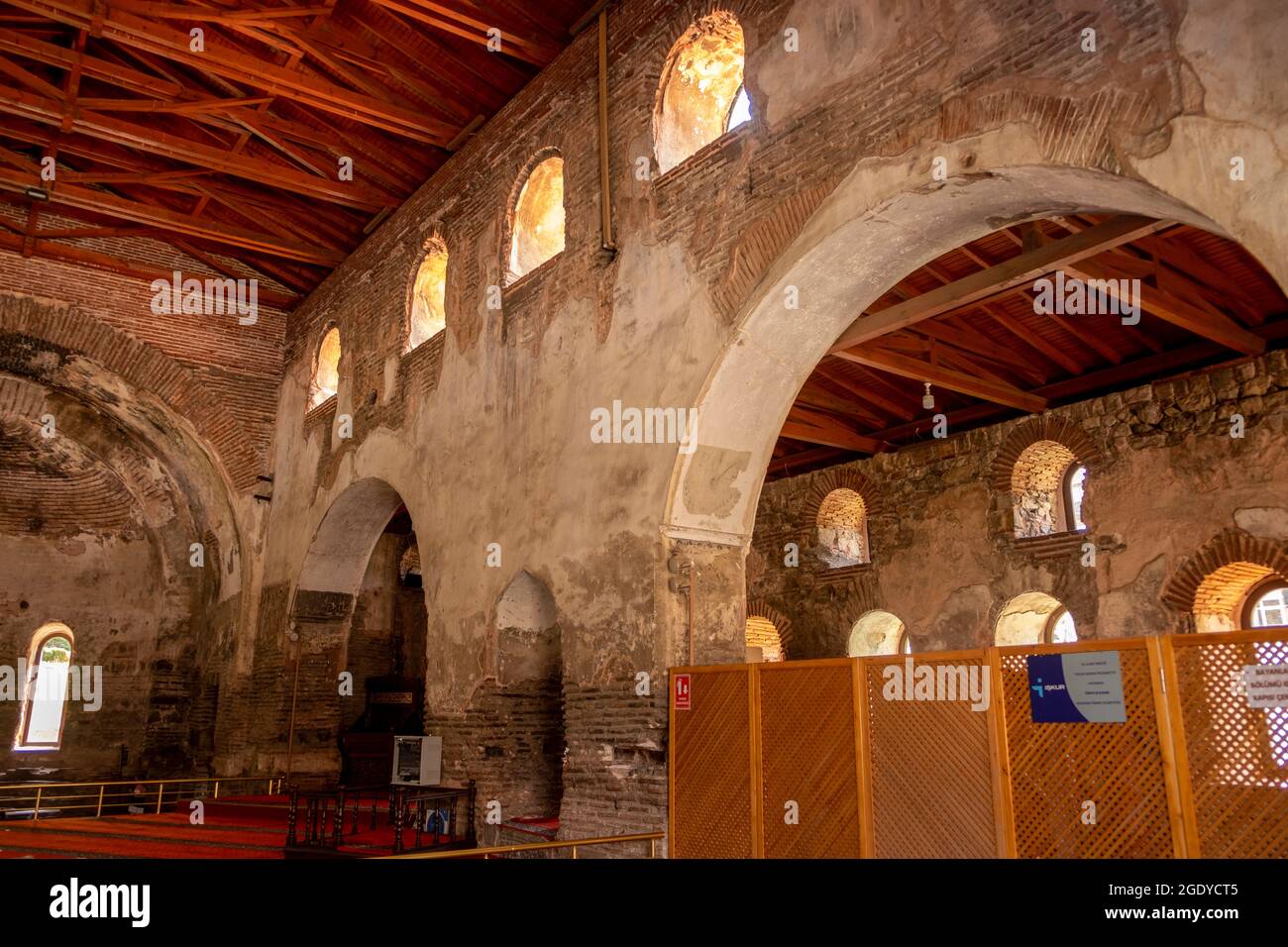 İznik ist eine so historische und alte Stadt, dass man es als ein Freilichtmuseum bezeichnen kann. Besuchsdatum 01. Juli 2021 Stockfoto