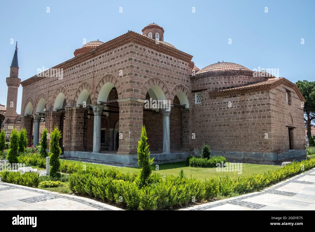 İznik ist eine so historische und alte Stadt, dass man es als ein Freilichtmuseum bezeichnen kann. Besuchsdatum 01. Juli 2021 Stockfoto