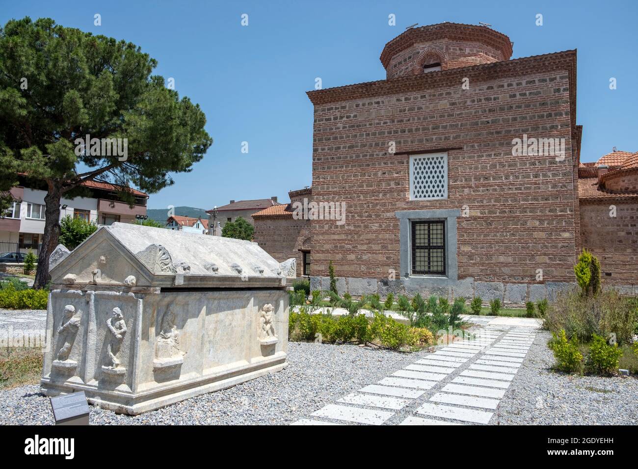 İznik ist eine so historische und alte Stadt, dass man es als ein Freilichtmuseum bezeichnen kann. Besuchsdatum 01. Juli 2021 Stockfoto