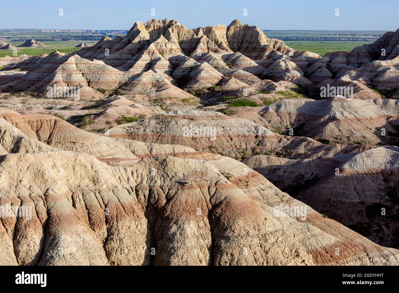 SD004451-00....SOUTH DAKOTA - Blick von Pinnacles Blick auf den Badlands National Park. Stockfoto