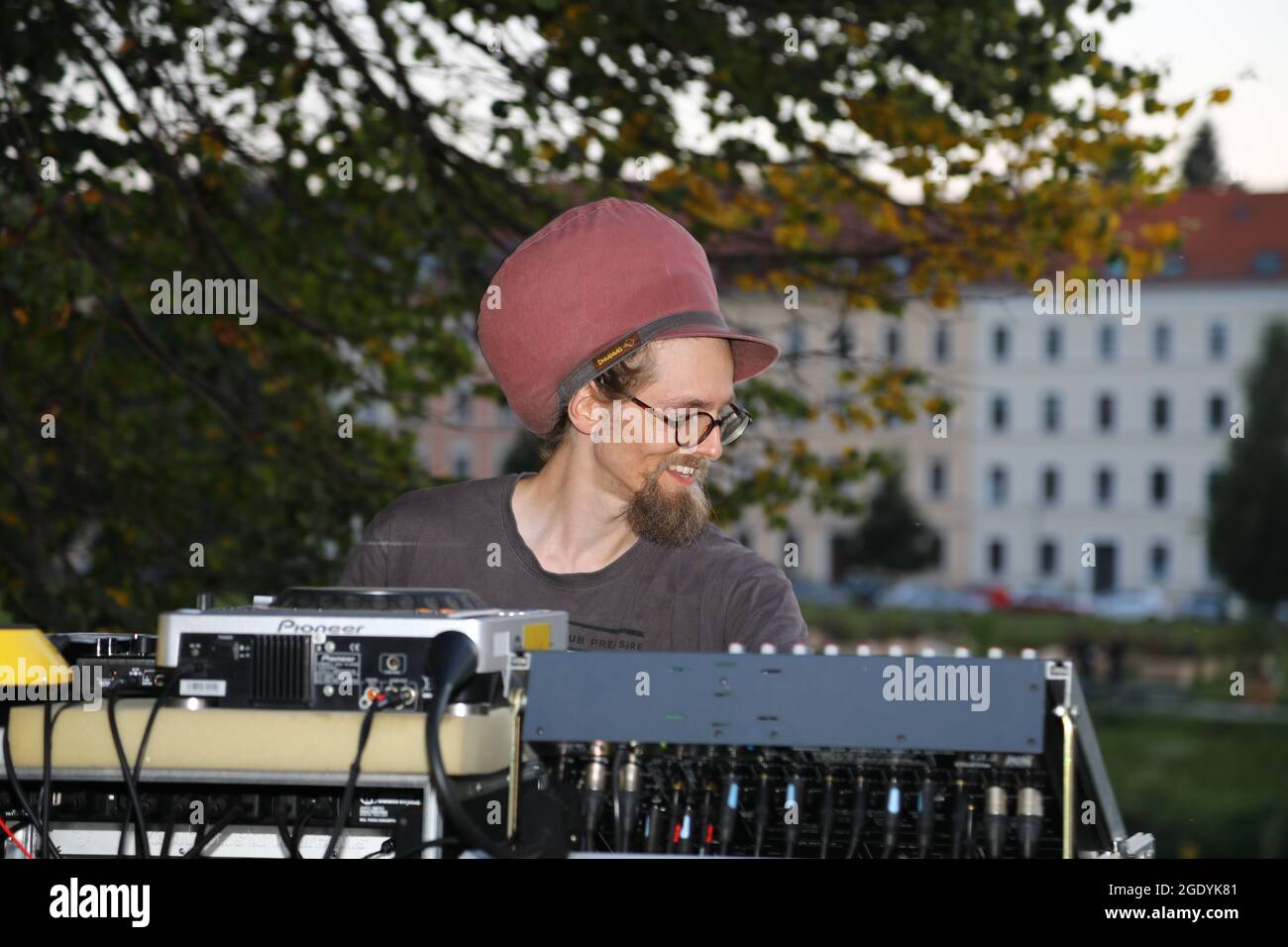 Lion's Den Soundsystem (DE) Dreadsquad beim Soundsystem Street Festival. Zgorzelec - Polen, 14.08.2021 Stockfoto