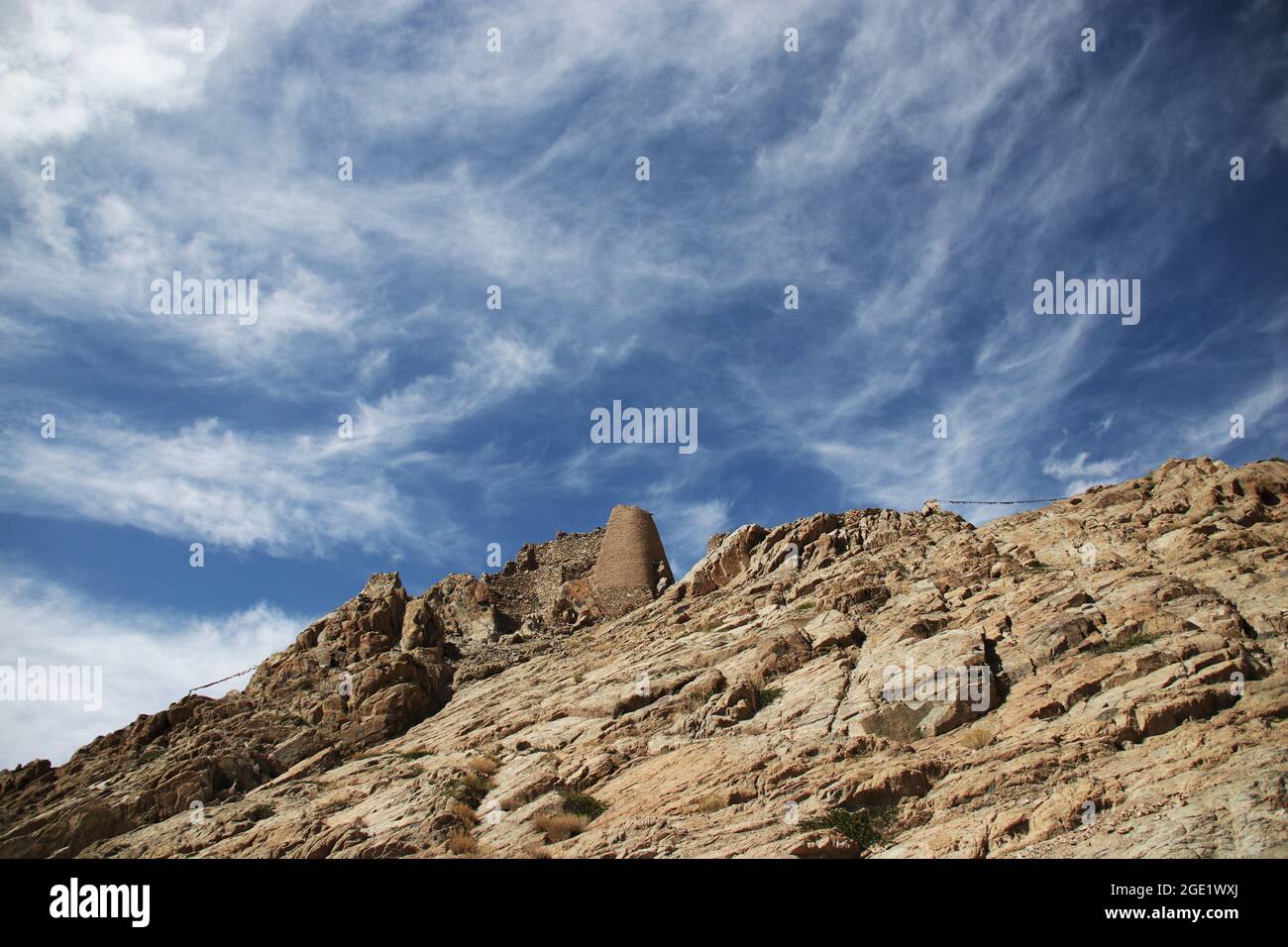 Fort auf einem Berg Stockfoto