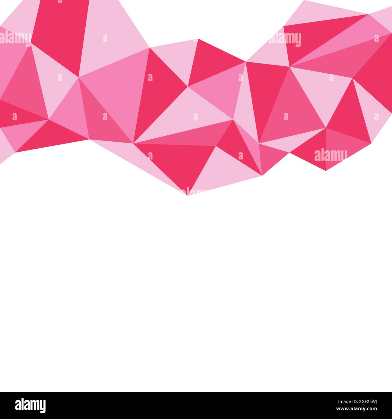 Abstrakt rosa Dreieck Hintergrund. Polygonaler Hintergrund. Stock Vektor