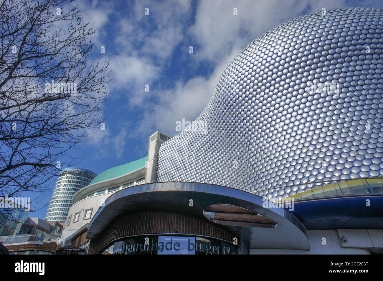 Ikonische Fassade des Kaufhauses Selfridges, Bullring Center, Birminghams, Großbritannien Stockfoto