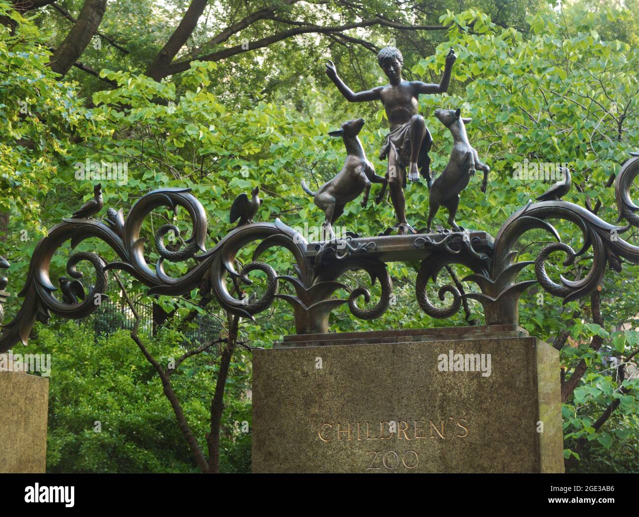 Kinderzoo im Central Park Manhattan NYC Stockfoto