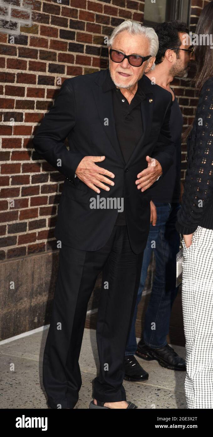 New York NY 20210630 Harvey Keitel verlässt die Studios der Late Show mit Stephen Colbert