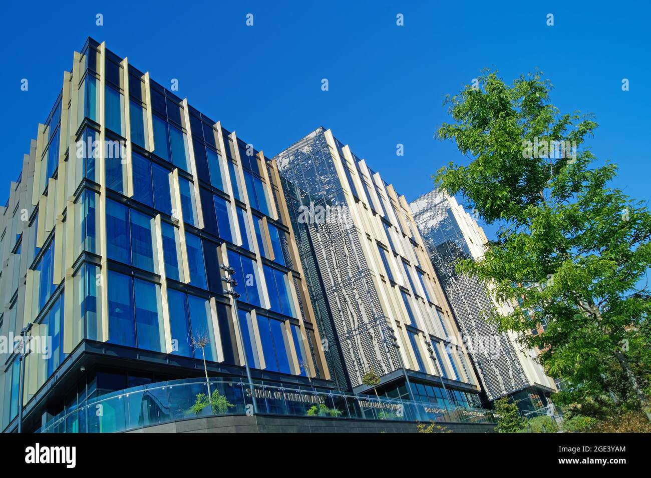 Großbritannien, West Yorkshire, Leeds City College, Quarry Hill Campus Stockfoto