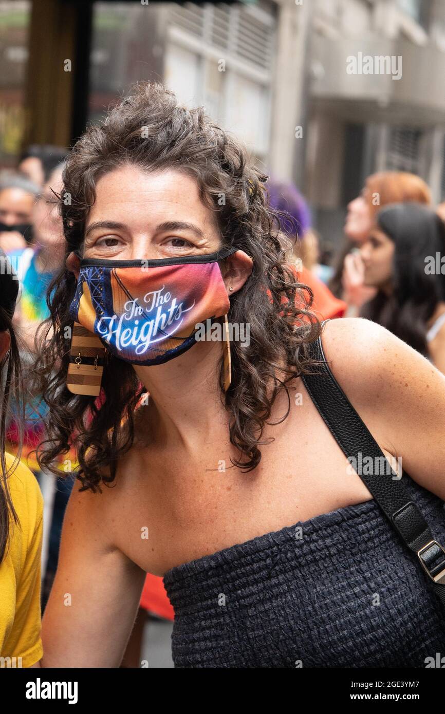 New York NY 20210721 Lin Manuel Miranda verlässt die