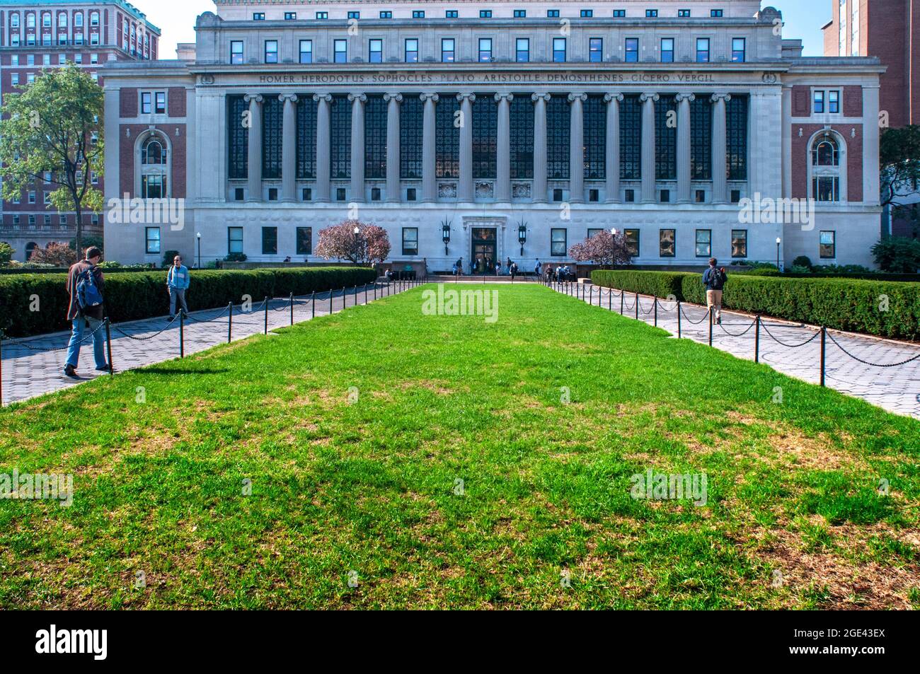 Columbia University. 2960 Broadway Ecke 116th Street, New York, Manhattan, USA. Diese private Universität, eine der ältesten in der Stadt, gehört dazu Stockfoto