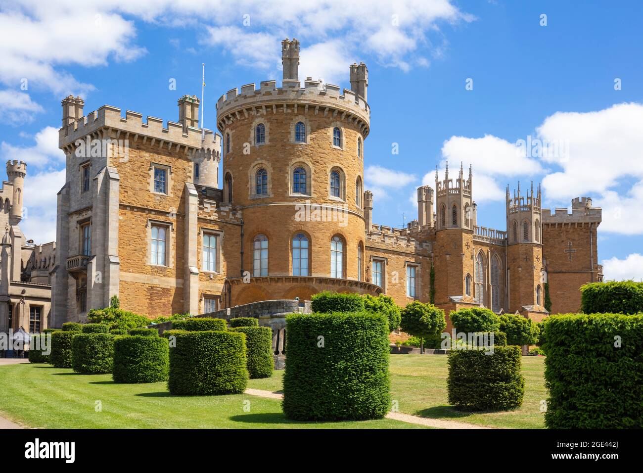 Belvoir Castle im Tal von Belvoir Grantham Leicestershire England GB Europa Stockfoto