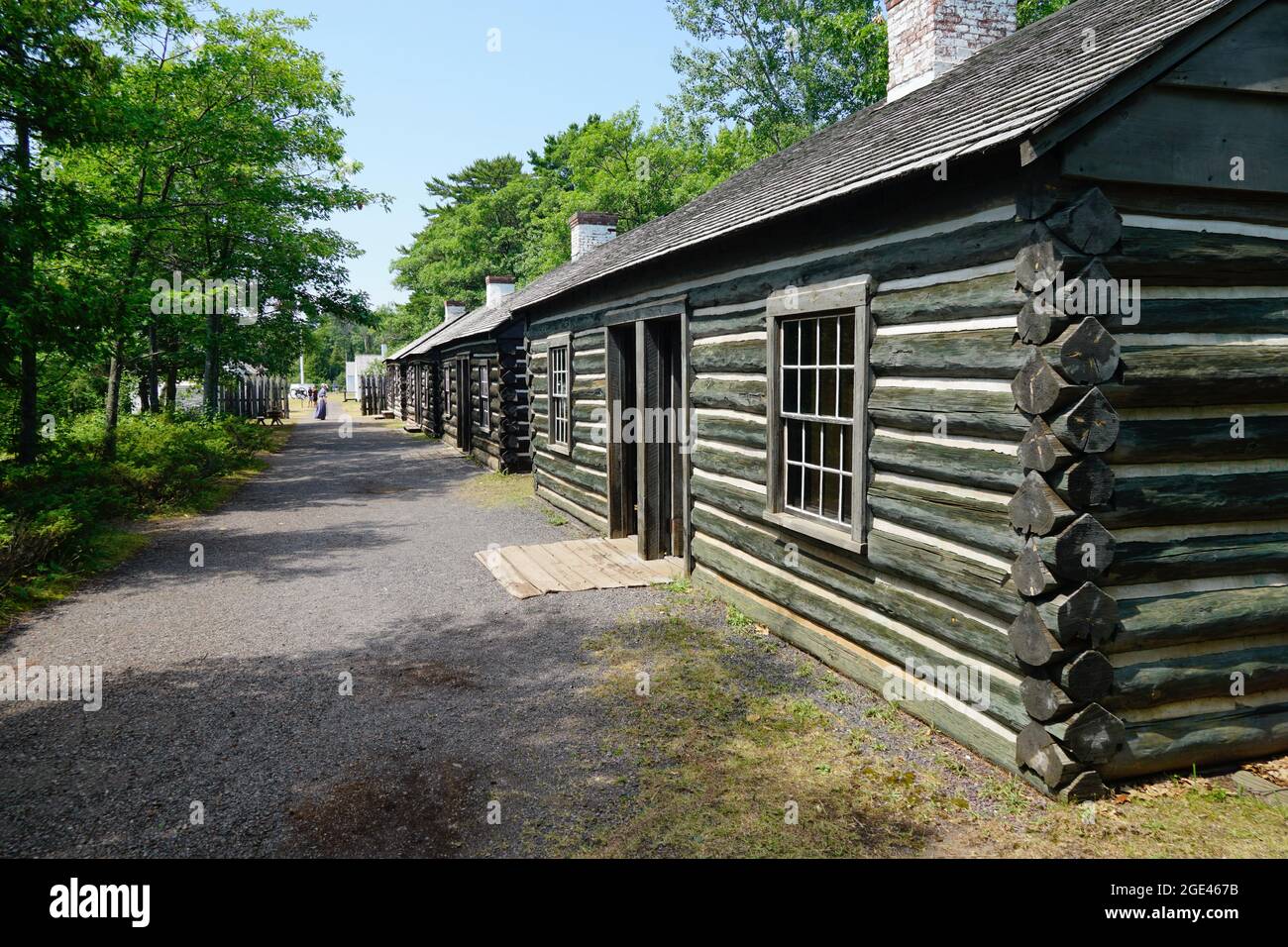 Fort Wilkins State Park Stockfoto