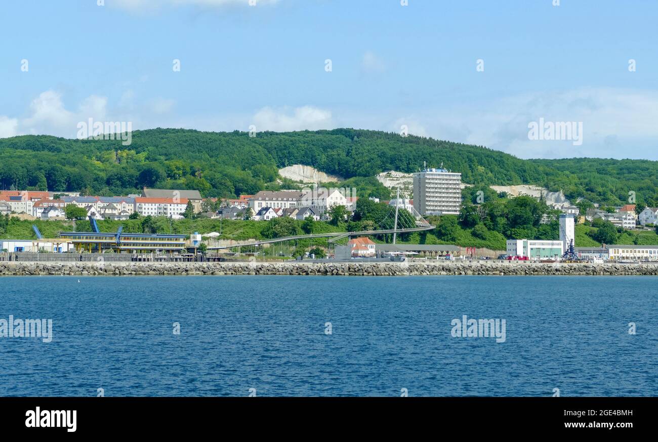 Küstenlandschaft rund um Sassnitz auf Rügen, Deutschland Stockfoto