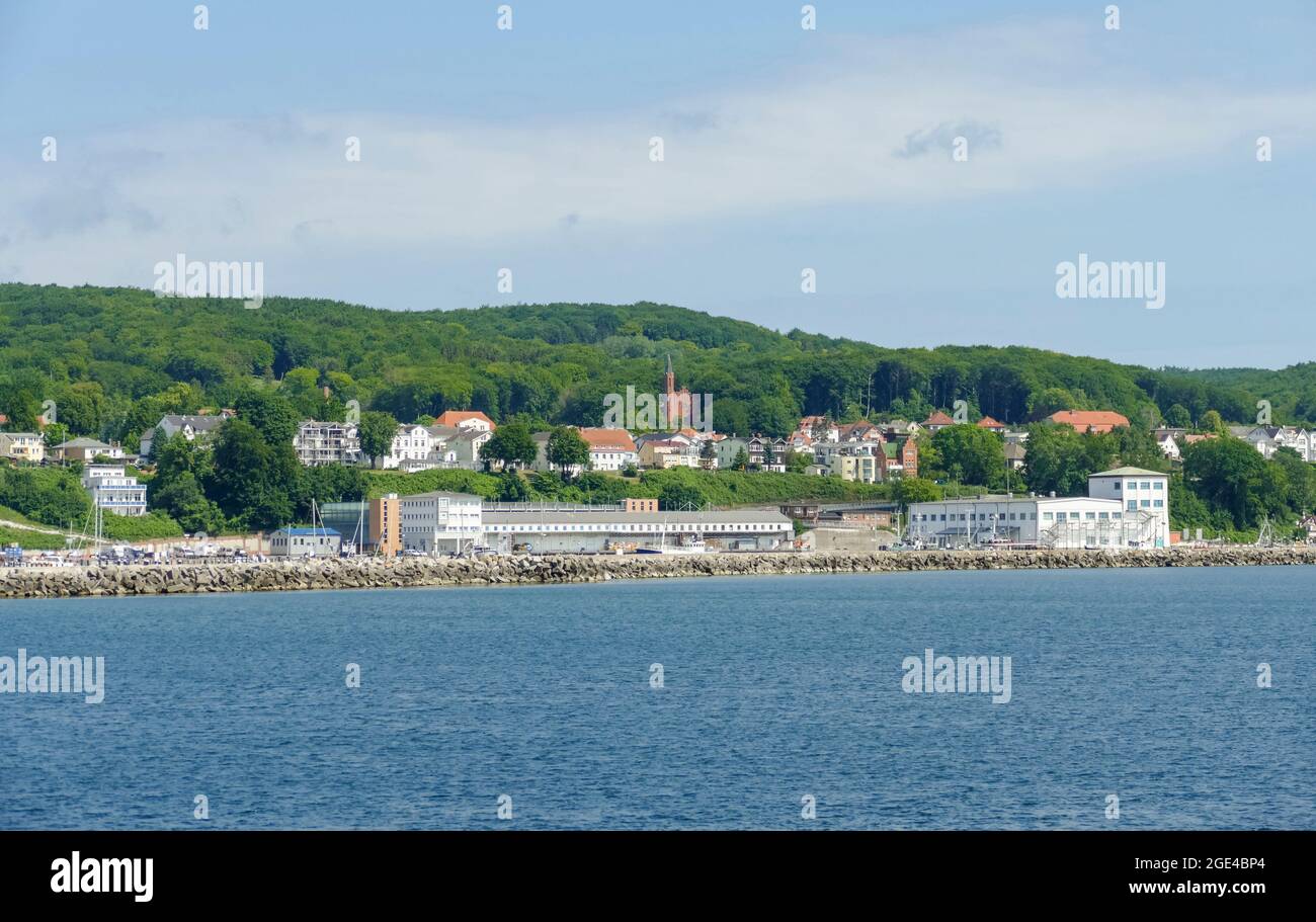 Küstenlandschaft rund um Sassnitz auf Rügen, Deutschland Stockfoto