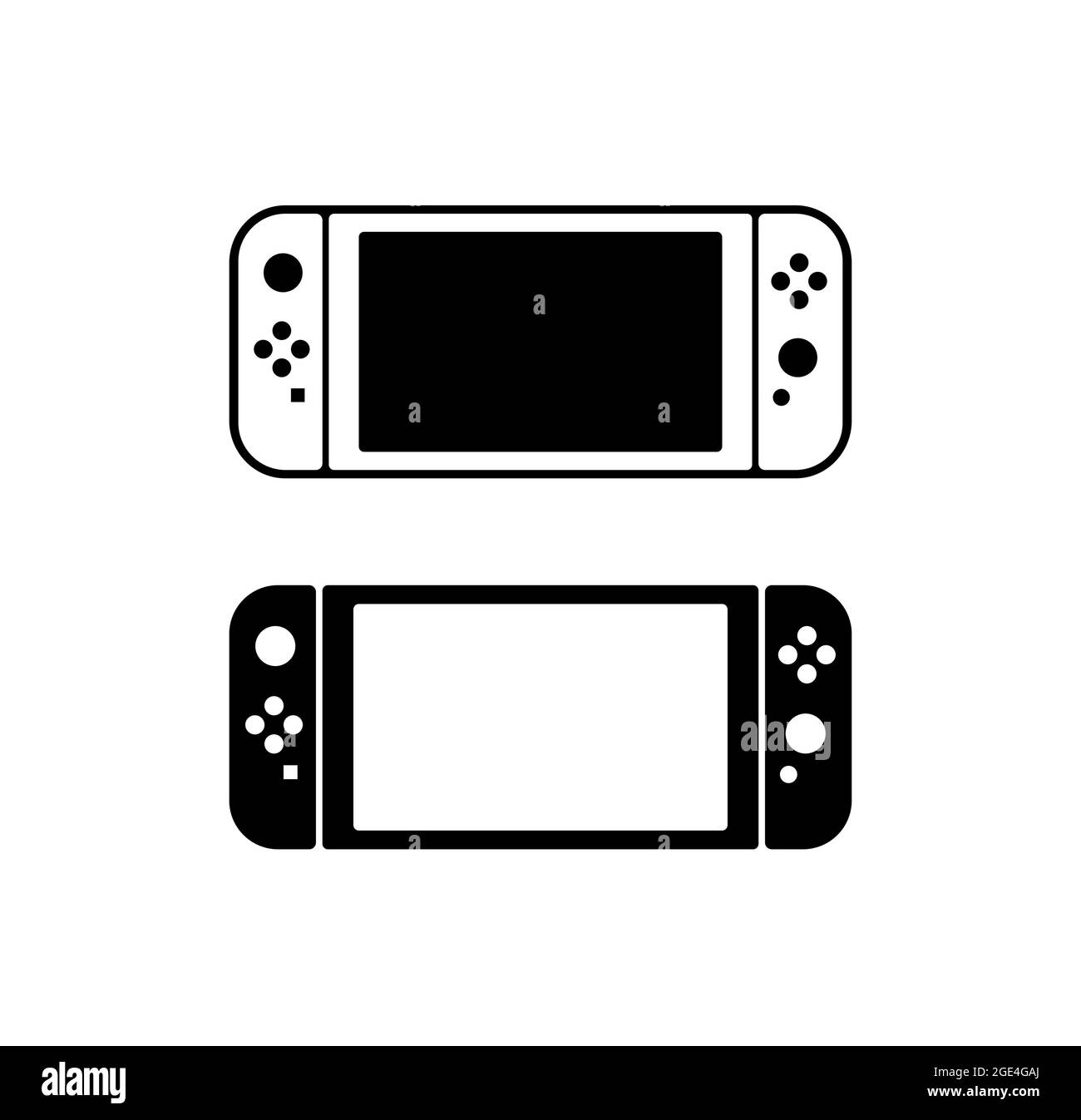 Nintendo Switch Symbol für die Design-Vorlage für den Game Controller. Stock Vektor