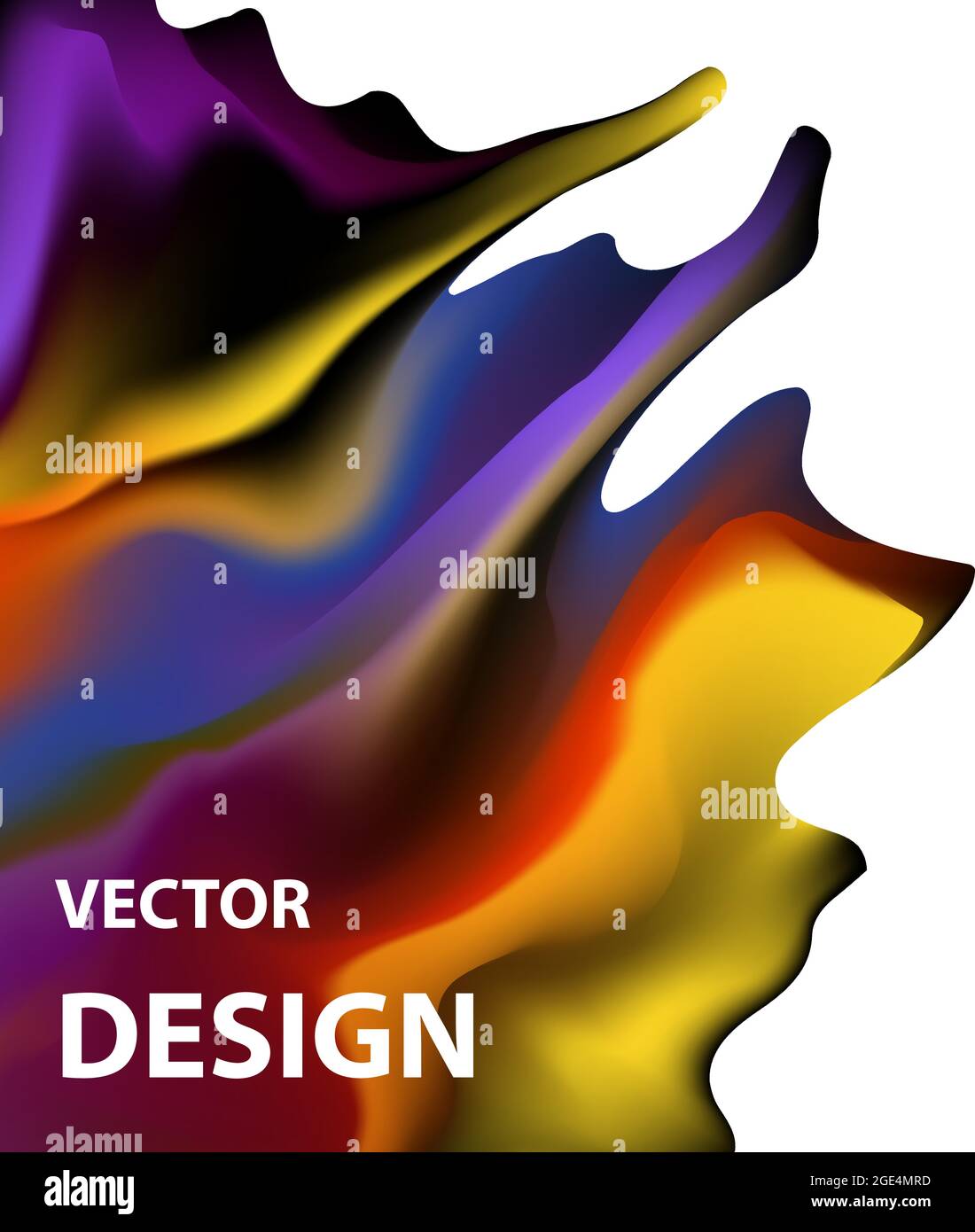 Vektor-Hintergrundbild mit hellem Farbschema. Das Konzept des aktuellen Feuers Stock Vektor