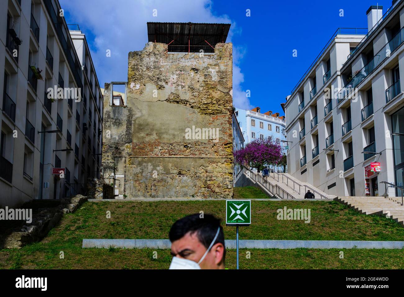 „Torre do Jogo da Péla“ in Lissabon, Portugal Stockfoto