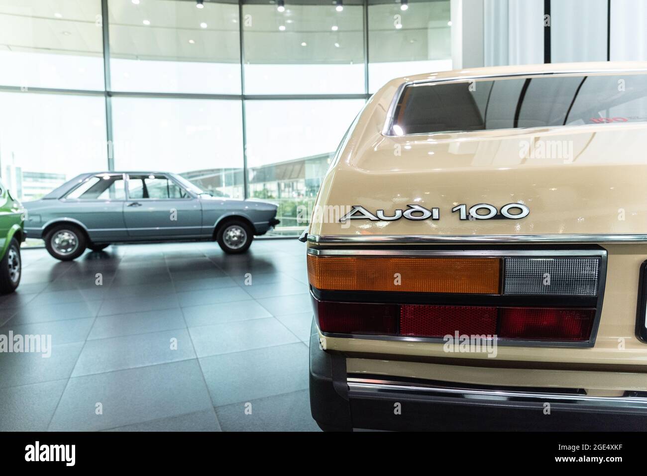 Audi Museum Mobile, Ingolstadt, Deutschland. Stockfoto