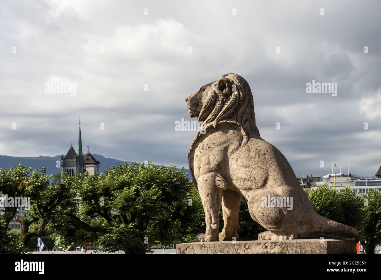 Das Brunswick Monument, das zum Gedenken an das Leben von Karl II., Herzog von Braunschweig in Genf, der Schweiz, errichtet wurde, Stockfoto