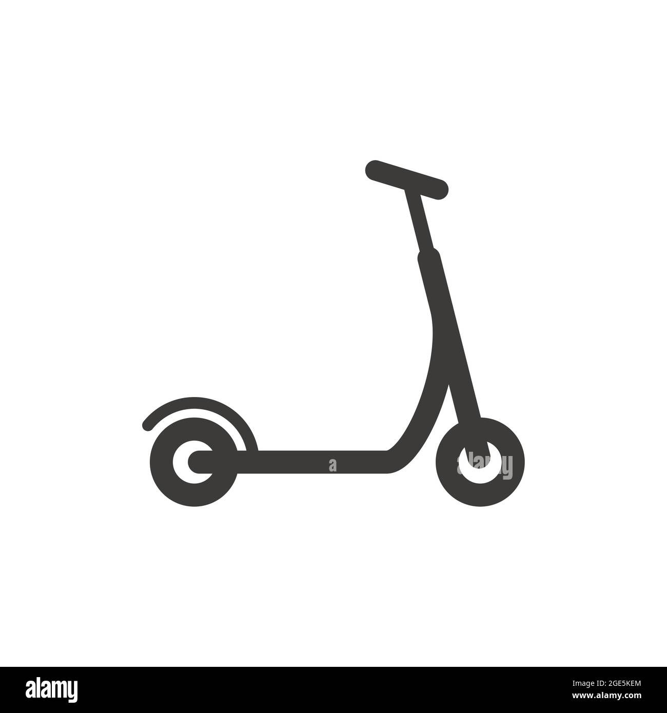 Drücken Sie Roller schwarz Vektor-Symbol. Einfaches Glyphensymbol. Stock Vektor