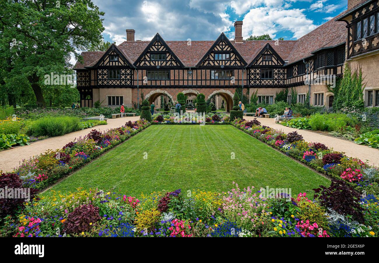 Schloss Cecilienhof in Potsdam, Brandenburg, Deutschland Stockfoto