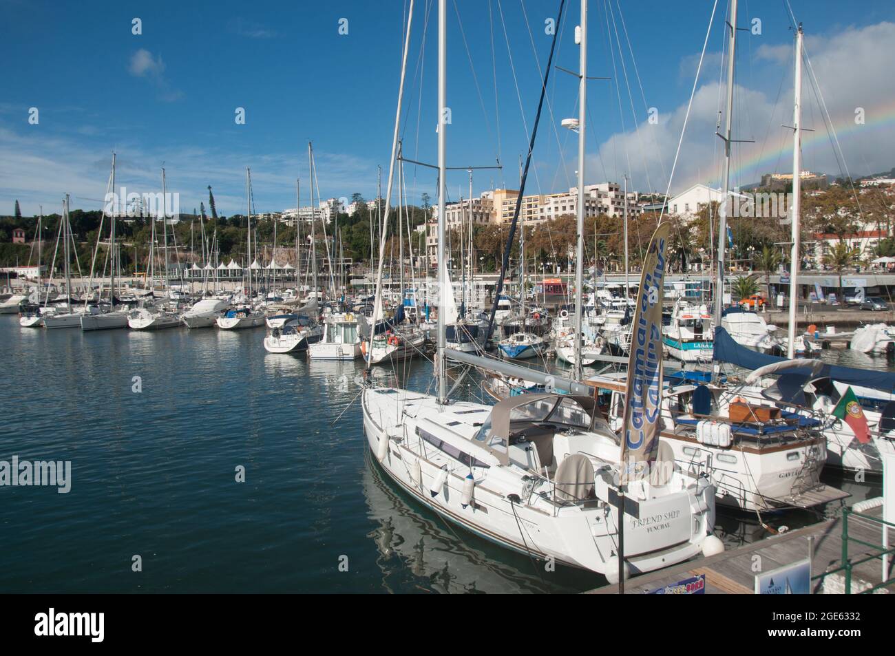 Marina, Funchal, Madeira, Portugal, Europa Stockfoto