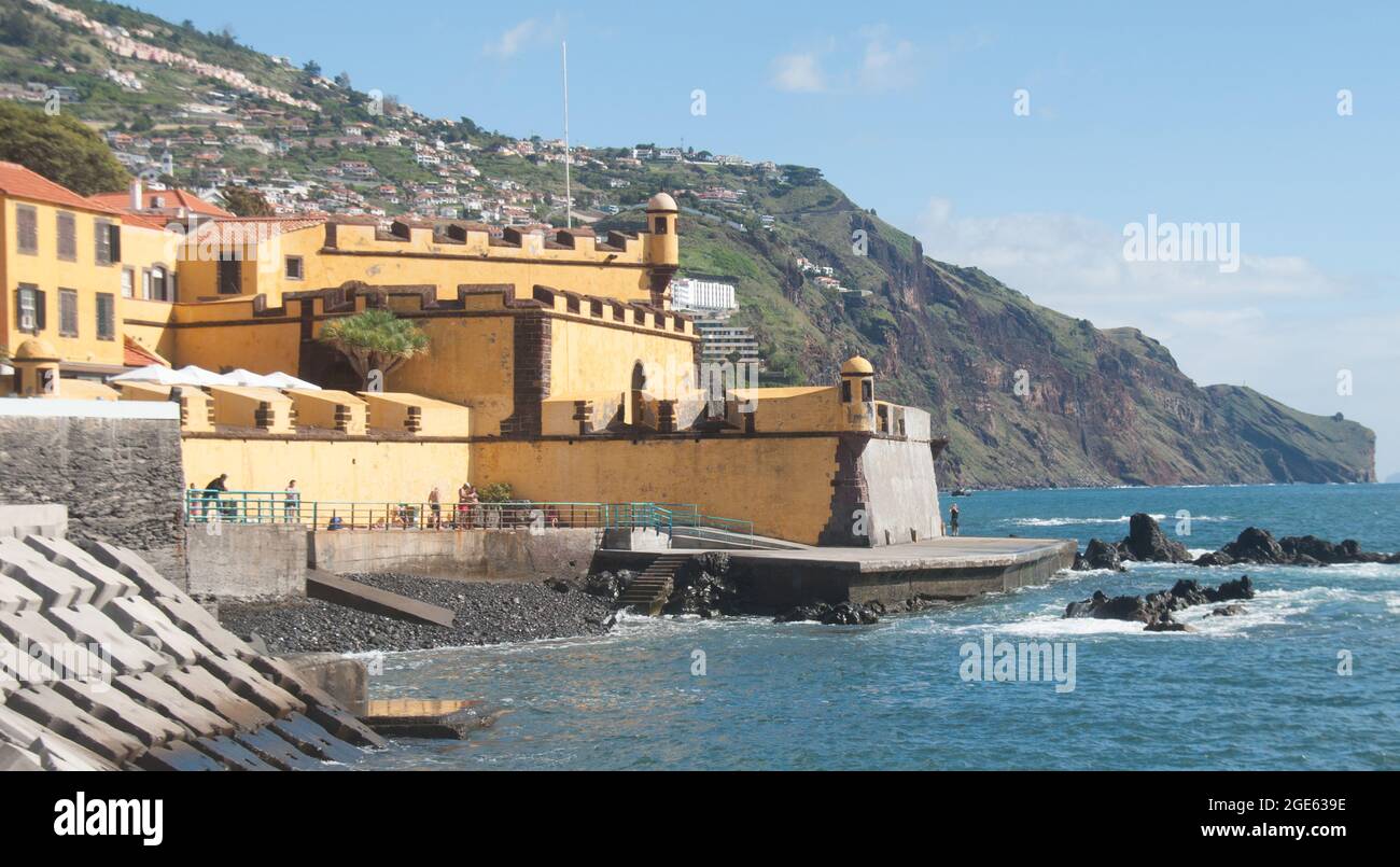 Festung Saint James (Sao Tiago), Funchal, Madeira, Portugal, Europa Stockfoto