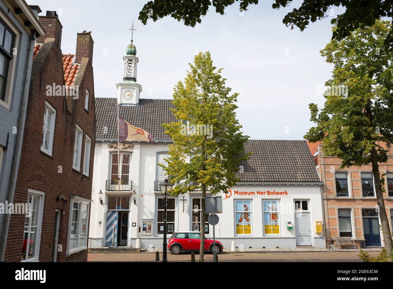 Historisches Museum 'Het Bolwerk' in IJzendijke, Niederlande Stockfoto