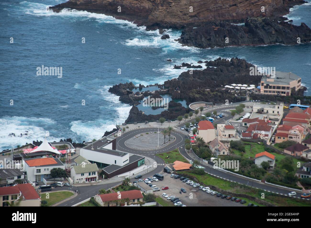 Porto Moniz mit natürlichen Schwimmbädern, Madeira, Portugal, Europa Stockfoto