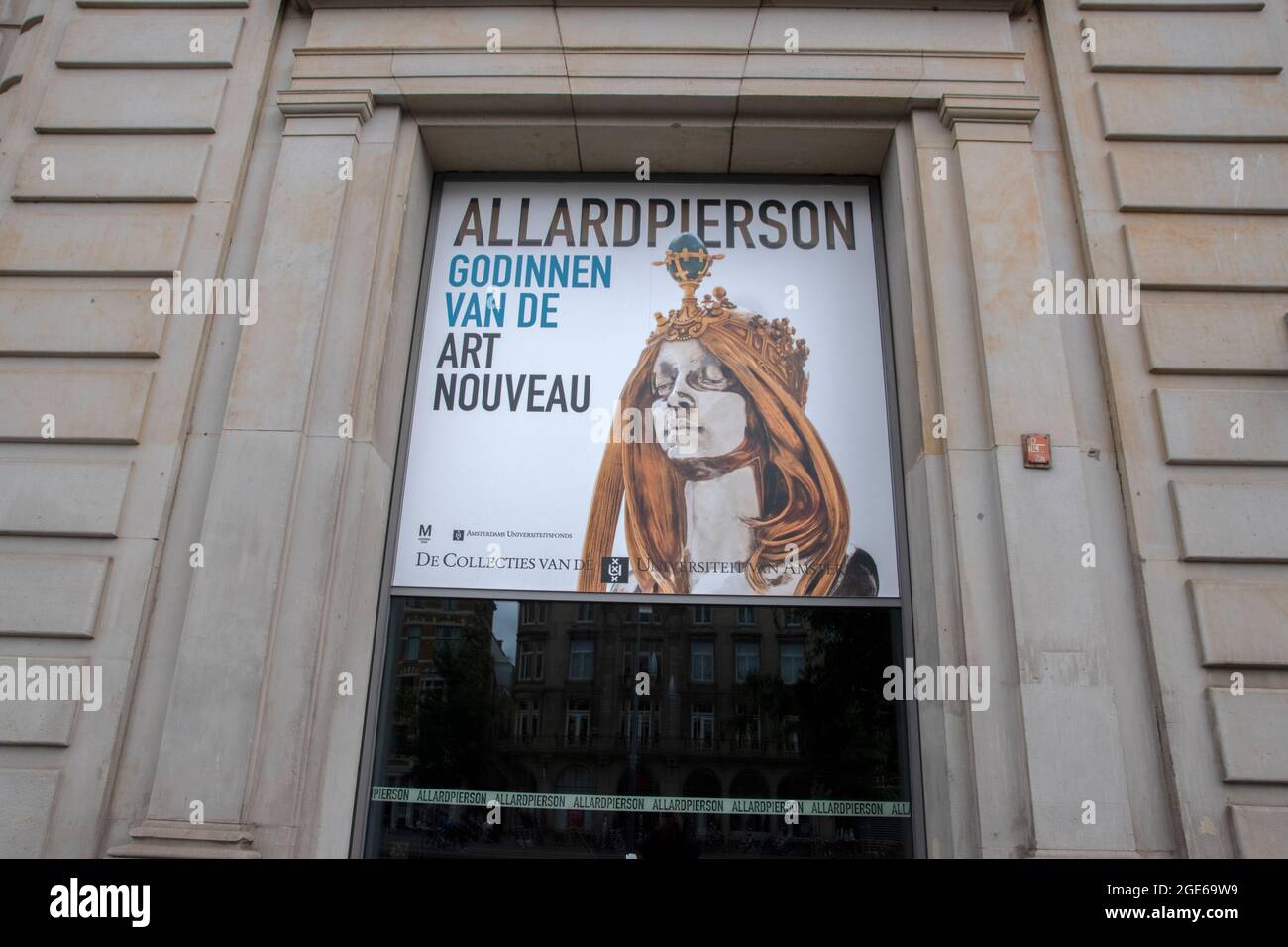 Plakatwand Allard Pierson Museum Ausstellung Godinnen Van De Art Nouveau In Amsterdam Niederlande 16 8 2021 Stockfotografie Alamy