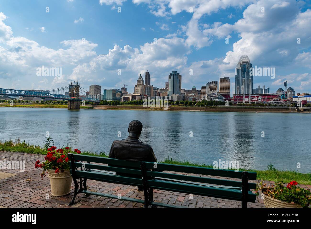 Blick auf Cincinnati, Ohio Stockfoto