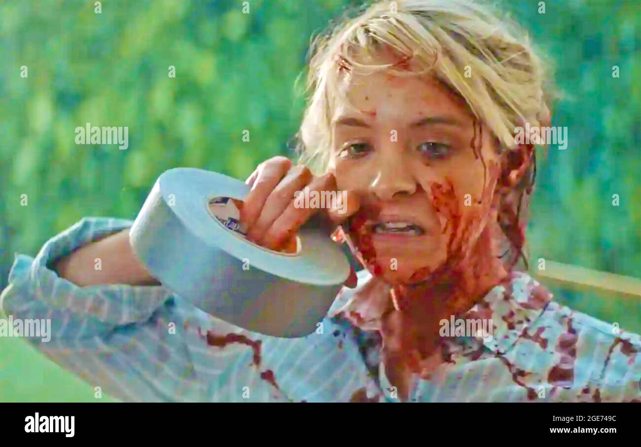 LUCKY 2020 Schauder Horrorfilm mit Brea Grant Stockfoto