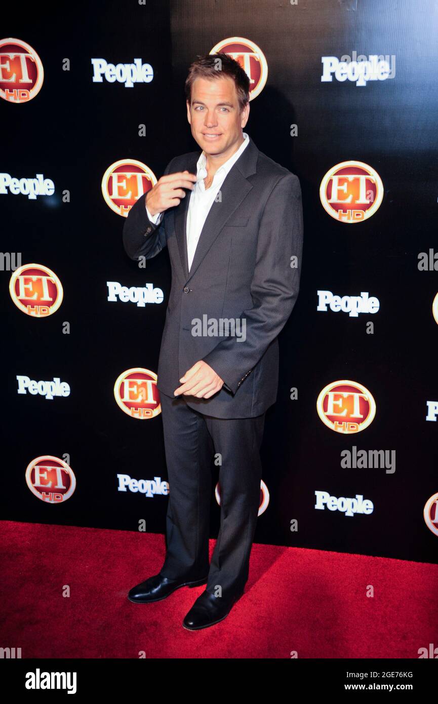 Schauspieler Michael Weatherly besucht am 21. September 2008 die Ankünfte zur Entertainment Tonight and PEOPLE Emmy After Party in der Walt Disney Concert Hall in Los Angeles, Kalifornien. Stockfoto